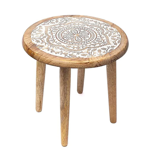 Mandala altar table stool - altar,