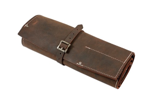 Gunson leather tool roll - leather,