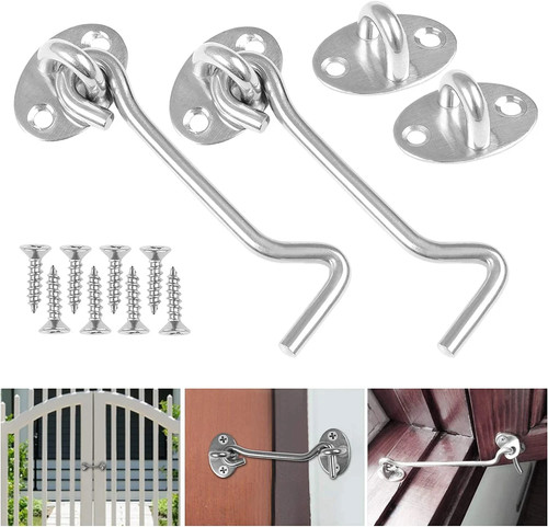 Stainless steel cabin hook and - steel,