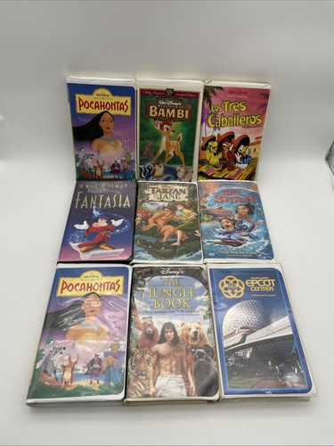 Walt disney vhs - lot, of