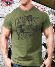 Unleash The Beast T-Shirt Mens Gym Clothing Workout Training Bodybuilding Top