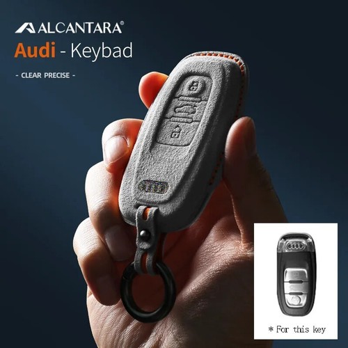 Alcantara car key case - alcantara,