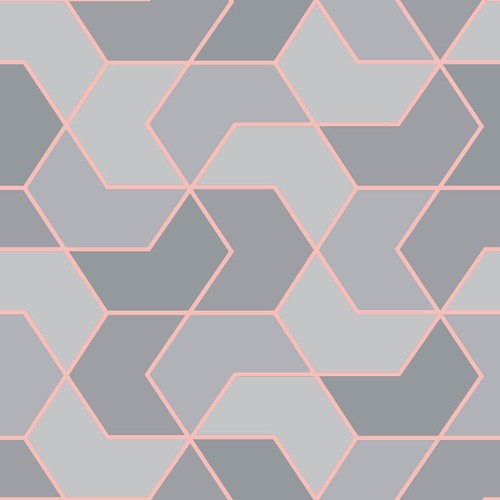 Grey metallic rose - metallic, gold