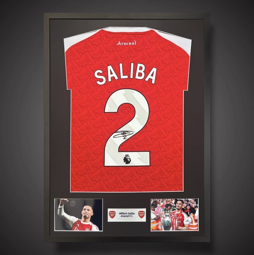 Framed william saliba signed - framed,
