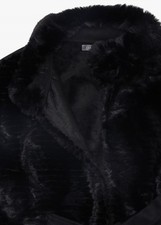 Black Faux Fur Cape One Size  Brand New DANIEL Bolero Vest Women RRP £89