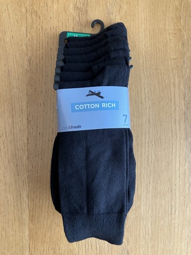 New pack 7 - black, cotton
