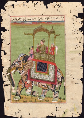 Antique miniature mughal - miniature,