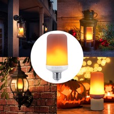 Fire Flame LED Light Bulb Flicker Burning Effect E27 Classic Vintage Decor Lamp