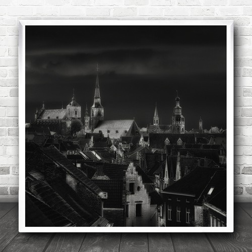 Bruges roof belgium rooftops - roof,