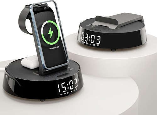Wireless charger alarm - charger, clock