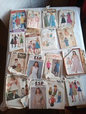 Job Lot Vintage Sewing Patterns 16 Style, Simplicity, McCalls & Butterick