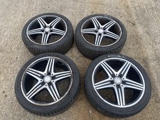 MERCEDES A CLASS AMG 18 INCH ALLOYS WHEELS+GOOD TYRES A1764010402 2013-2018