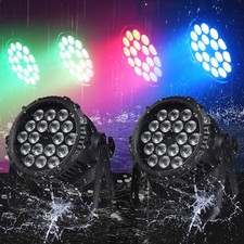 2pcs 18x18w RGBWA+UV Outdoor