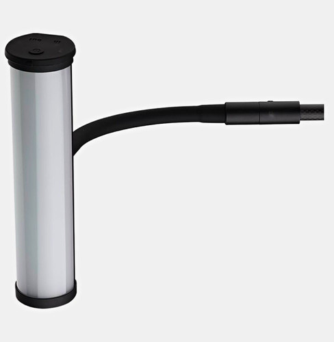 Black led bar desk - desk, usb