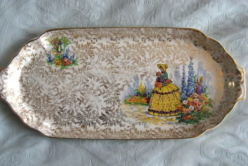 Empire ware crinoline lady - crinoline, in