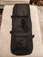 85cm/33in Outdoor Tactical Rifle Case AirSoft Rifle Case Gun Range Bag Black