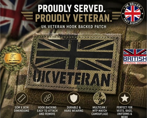 Veteran patch laser cut - uk,