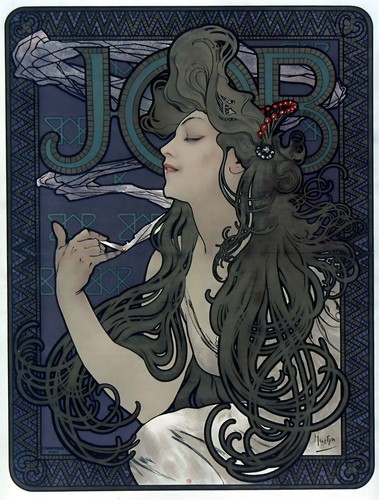 Mucha job 1896 art nouveau - mucha,