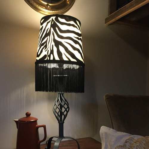 Zebra print velboa french - , drum