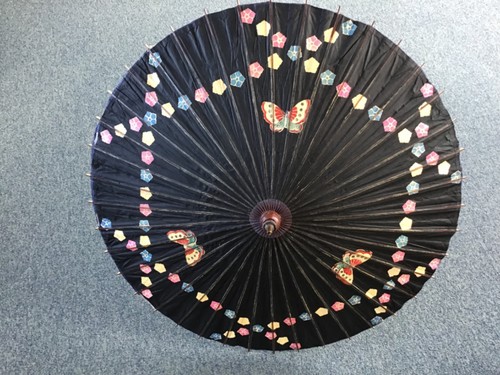 Antique hand painted japanese - painted,