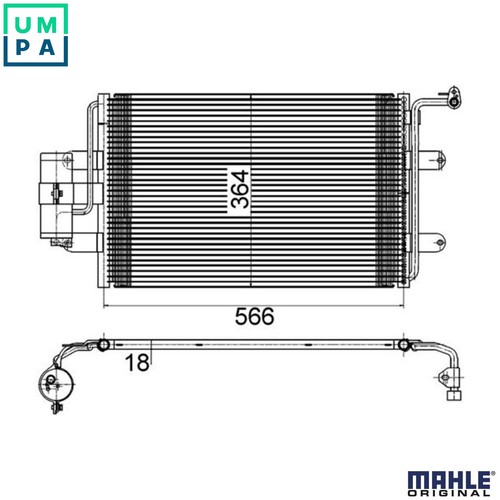 Condenser air conditioning - condenser, ac