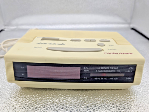 Morphy richards alarm clock - morphy,