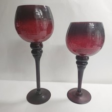 Mercury red crackle glass - red,