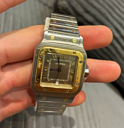 Cartier santos two tone - santos, two-tone