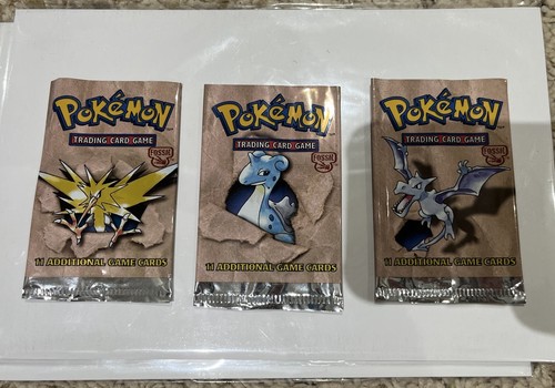 Pokemon fossil booster pack - booster, 3