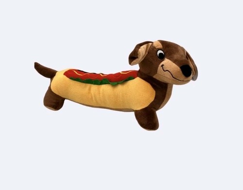 Daschund sausage hot dog - daschund, plush