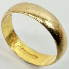 22ct Yellow Gold Wedding Band