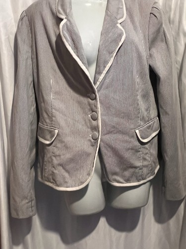 Papaya size striped blazer - size,