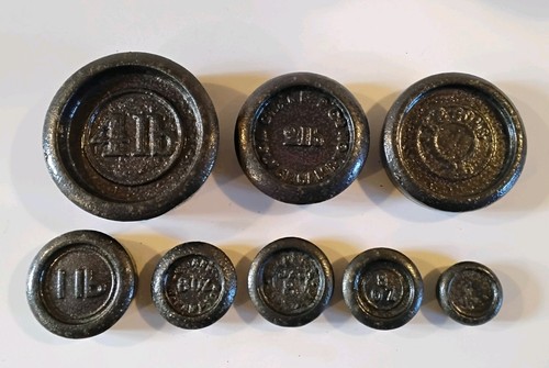 Set vintage round - of,