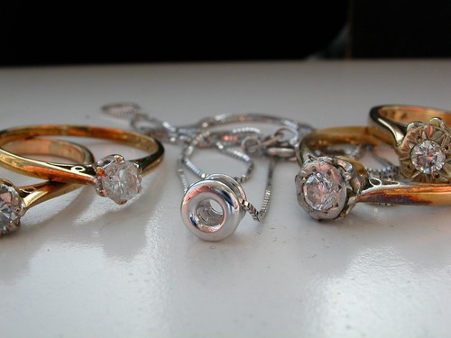 Old diamond ring - diamond,