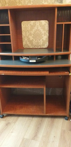 Reproduction mahogany computer - mahogany,