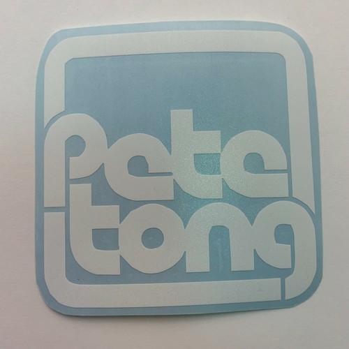 Pete tong logo die - logo,