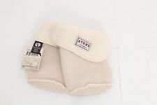 STONZ Baby Winter Booties Liners Sherpa Bonded Fleece Ivory size S 0-9 Months