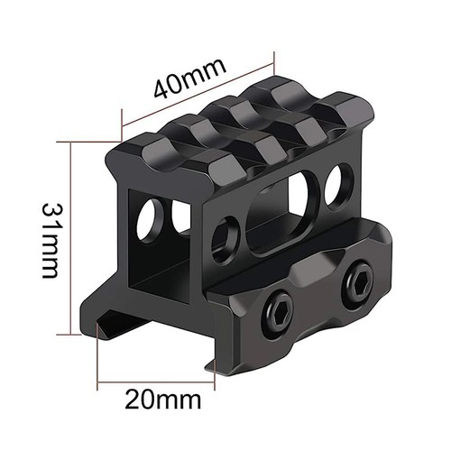 Picatinny riser mount - mount, 20mm