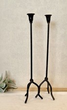 Vintage hand-forged black iron