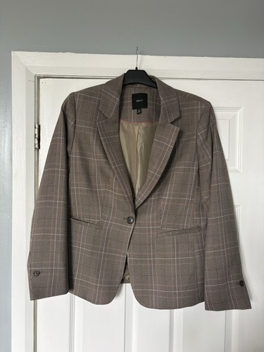 Next brown tartan blazer - next,