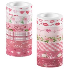  12 Rolls Vintage Washi Tape Decorative Paper Tapes DIY Scrapbook