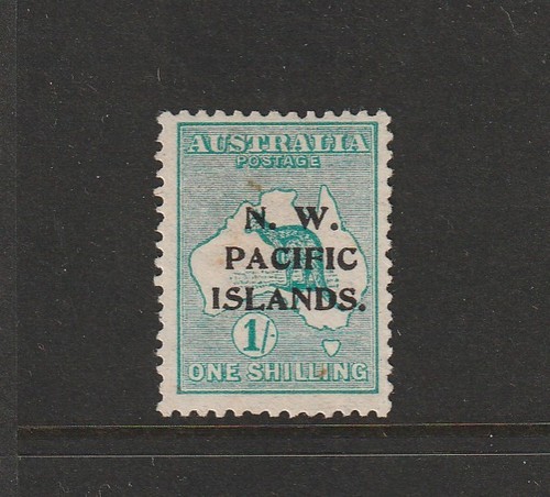 New guinea 1915 - kangaroo, 1/-