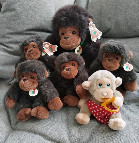 Vintage tips plush monkey - vintage,