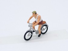 Preiser Figure Cyclist Man On