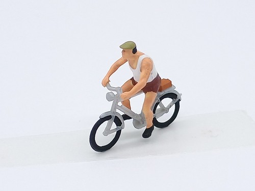 Preiser figure cyclist man - preiser,