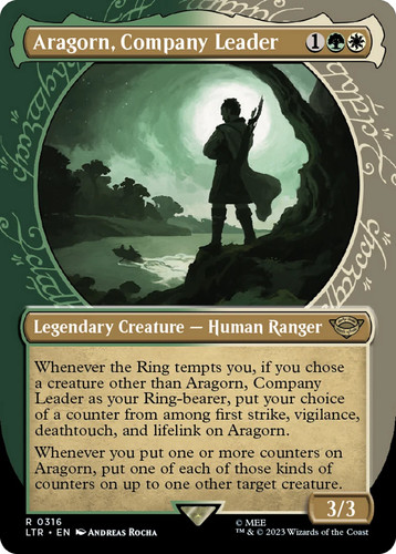 Mtg aragorn company leader - mtg,