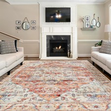 Washable Vintage Area Rug