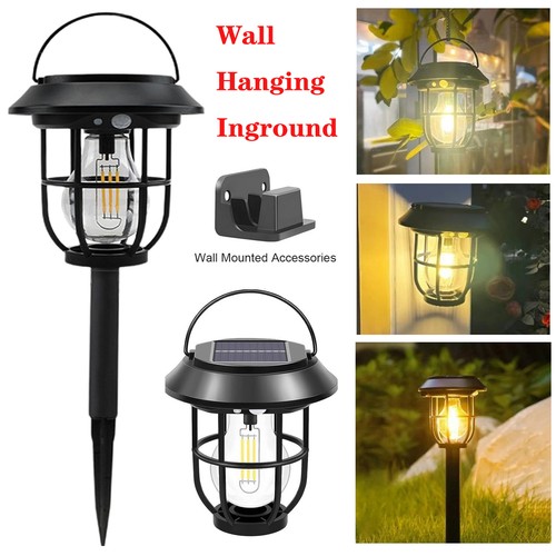 Solar stake light - solar, hanging
