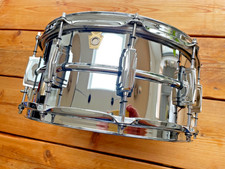 Stunning Ludwig LM402 Supraphonic 14" x 6.5" Snare Drum, Imperial Lugs