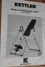 Kettler Professional Inversion table (upside down / zero gravity therapy)